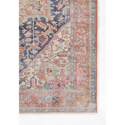 Start2Finish navy rectangle area rug, 5&