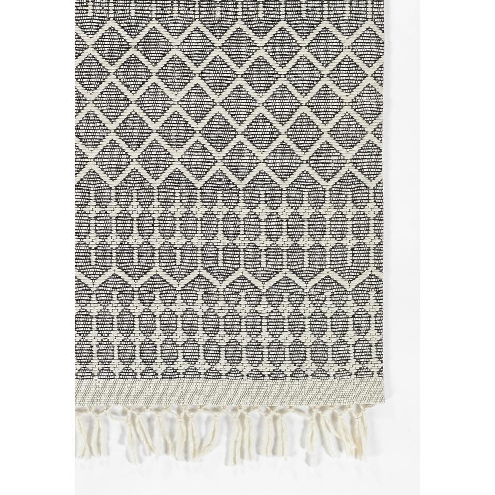 Start2Finish contemporary black rectangle area rug, 5&