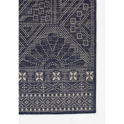 Start2Finish navy rectangular area rug, 8&