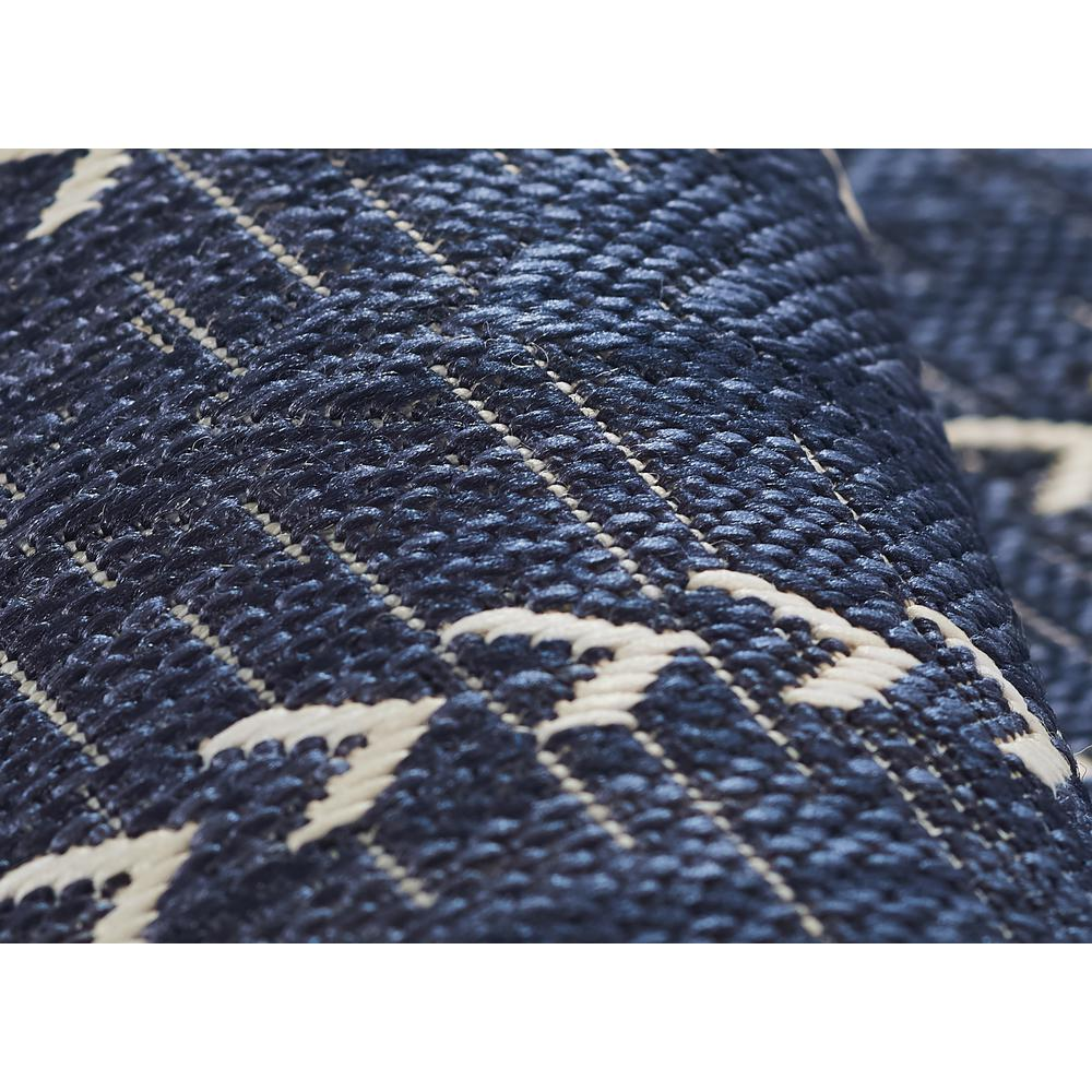Start2Finish navy transitional rectangle area rug, 4&
