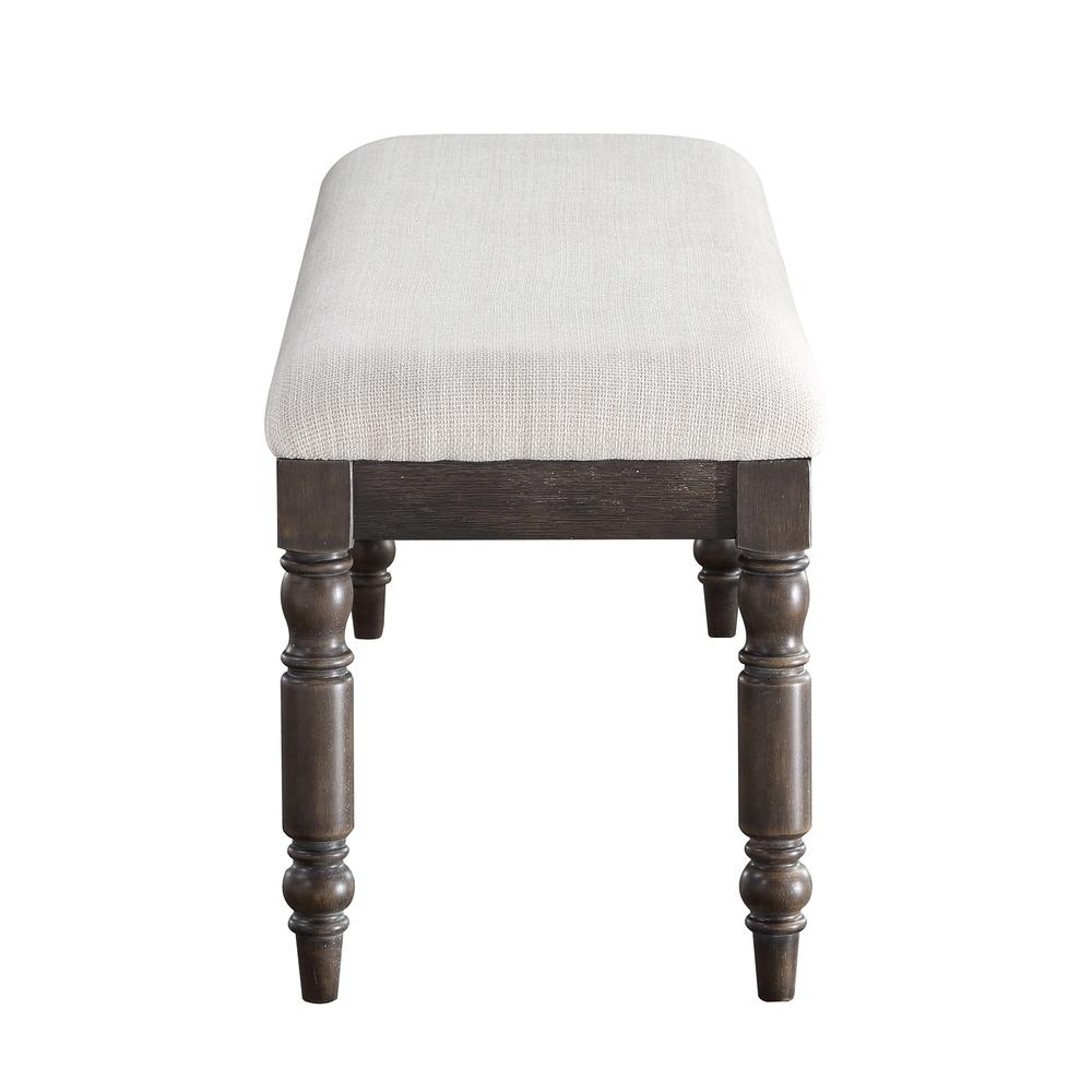 Start2Finish Hutchins dining bench with wooden seat and sturdy metal legs for a modern, functional kitchen or dining room look.