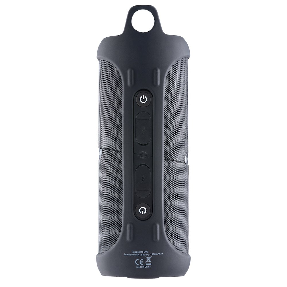 Start2Finish portable waterproof Bluetooth dual speaker with true wireless stereo, compact design, and durable waterproof rating.