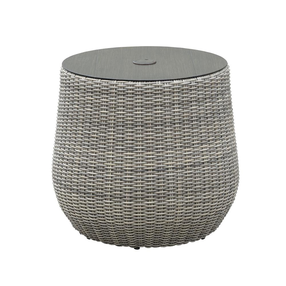 Start2Finish Adeline Wicker Patio 3-Pack featuring stylish woven wicker chairs with cushions for outdoor seating.