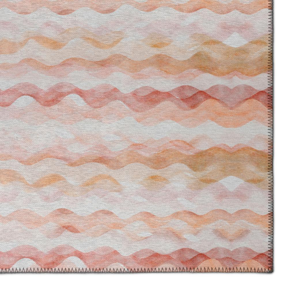 Start2Finish Surfside ASR46 Peach washable indoor/outdoor rug, 5&