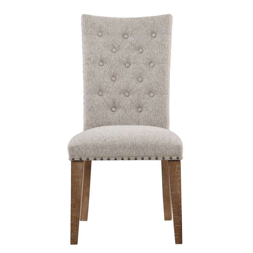 Riverdale upholstered side chair by Start2Finish with cushioned seat and fabric upholstery, shown in a contemporary home setting