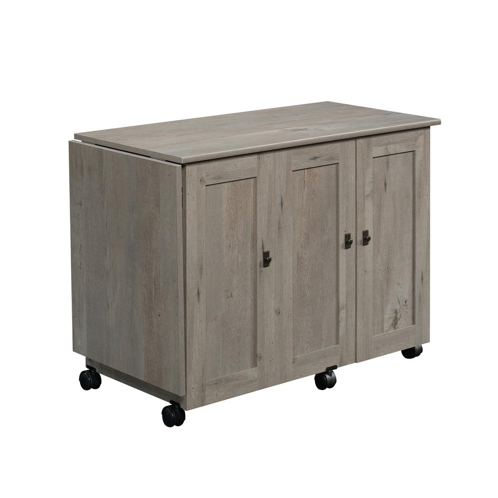 Start2Finish Mystic Oak craft and hobby storage organizer with multiple compartments for versatile storage and organization.