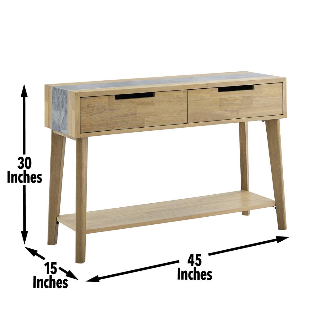 Start2Finish Calgary Sintered Stone Sofa Table with sleek rectangular surface and modern design, positioned in a contemporary living room.