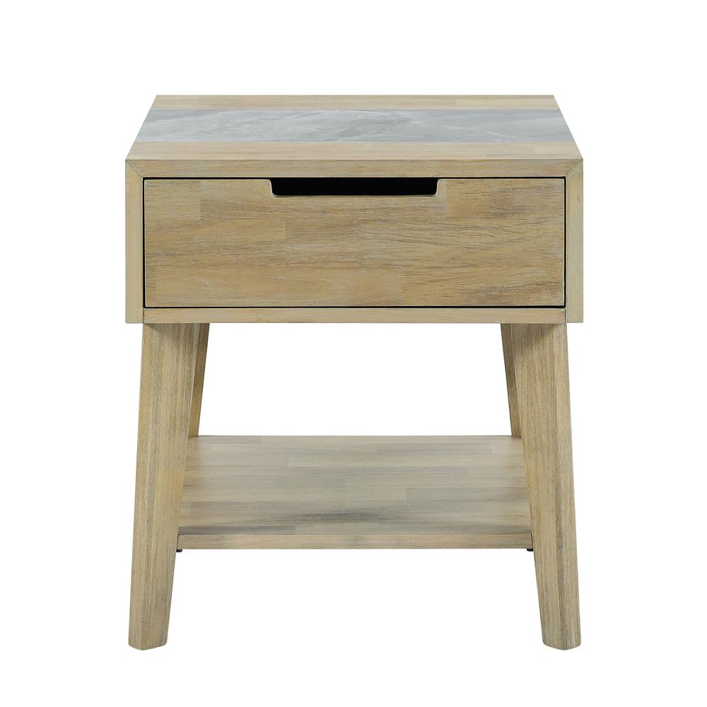 Start2Finish Calgary 3-piece furniture set includes modern chairs and table with wood and metal finishes.