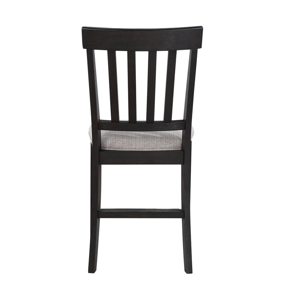 Start2Finish Halle Counter Chair with wooden seat and metal legs, modern design for kitchen or bar area.