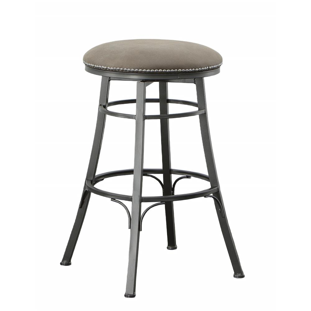 Start2Finish Bali 30-inch backless bar stool with wooden seat and metal legs, modern furniture for kitchen or bar area.