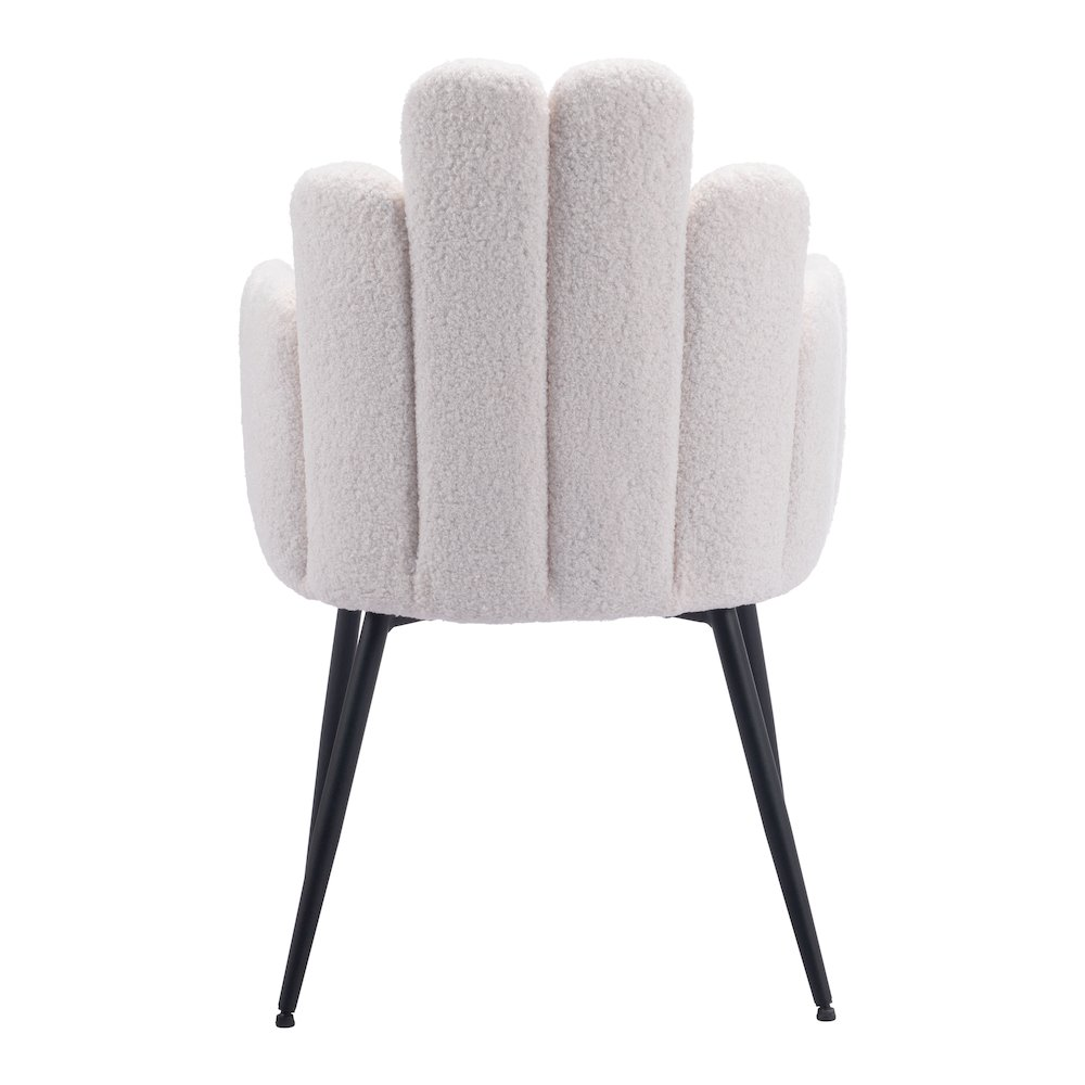 Set of two ivory Noosa Dining Chairs by Start2Finish, featuring modern design and cushioned seating for dining rooms.