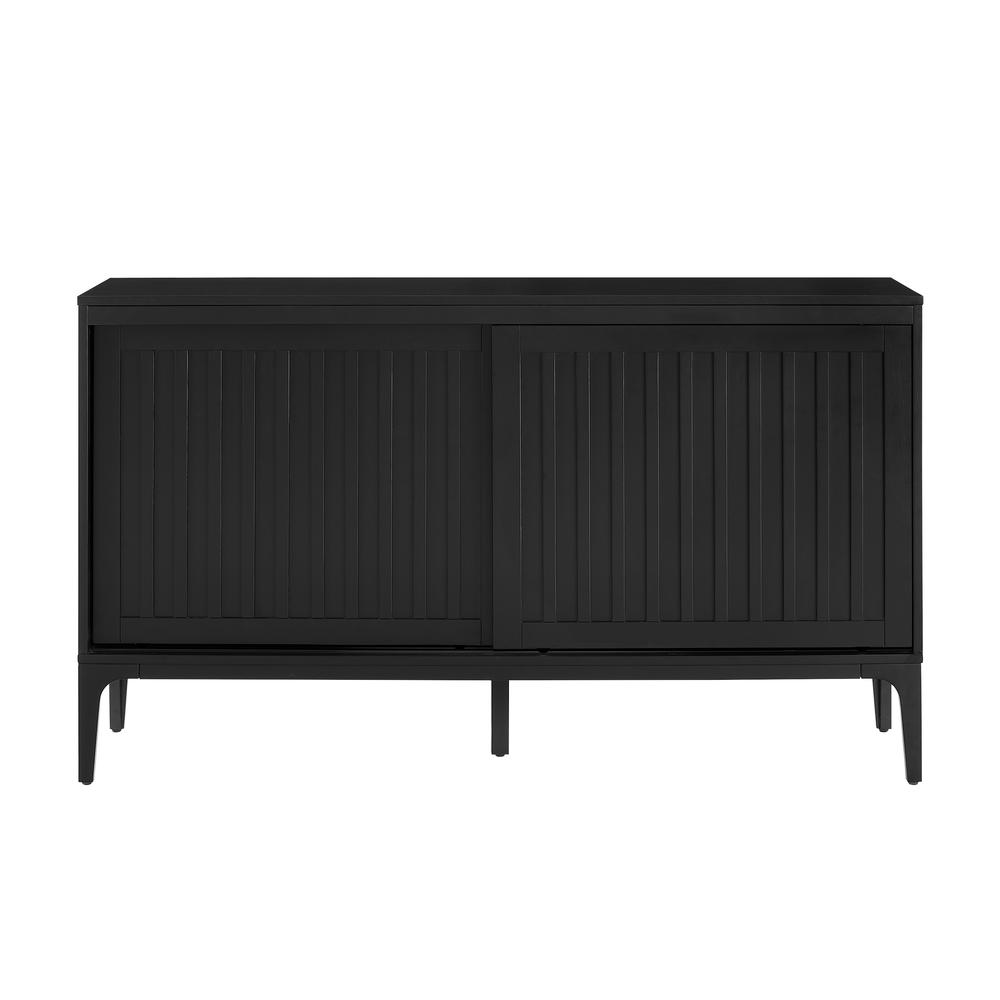 Start2Finish Asher Sideboard in dark wood finish with sleek drawers and cabinet doors, modern storage furniture for living or dining room.