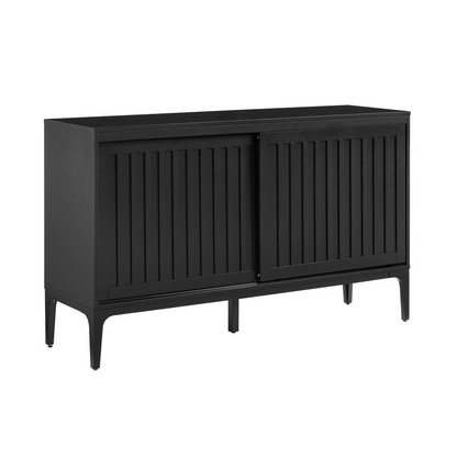 Start2Finish Asher Sideboard showcasing modern wooden storage with sleek handles and spacious drawers and cabinets.