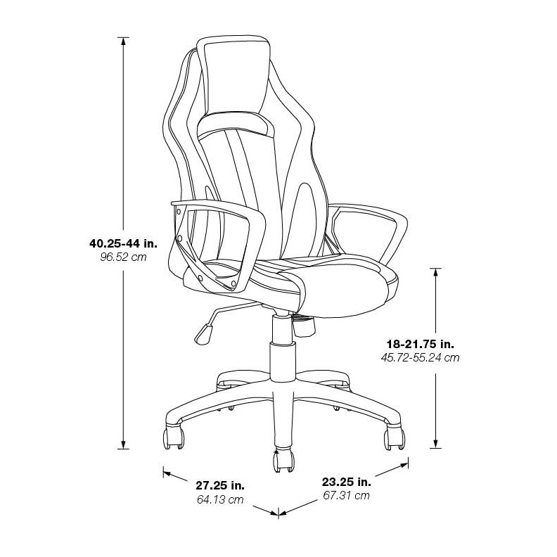 Influx Gaming Chair by Start2Finish featuring black upholstery, adjustable armrests, and ergonomic design for gaming comfort.