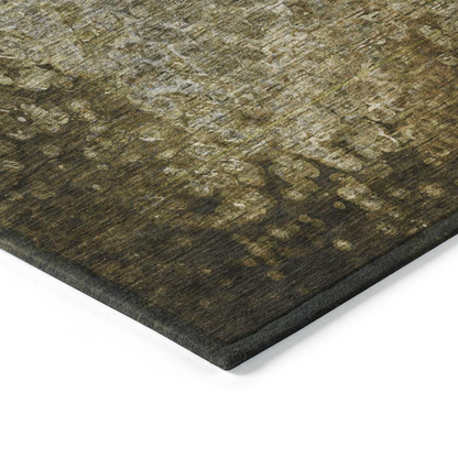 Start2Finish Chantille ACN565 brown 8x10 rug with plush texture and intricate pattern, ideal for living rooms or bedrooms.