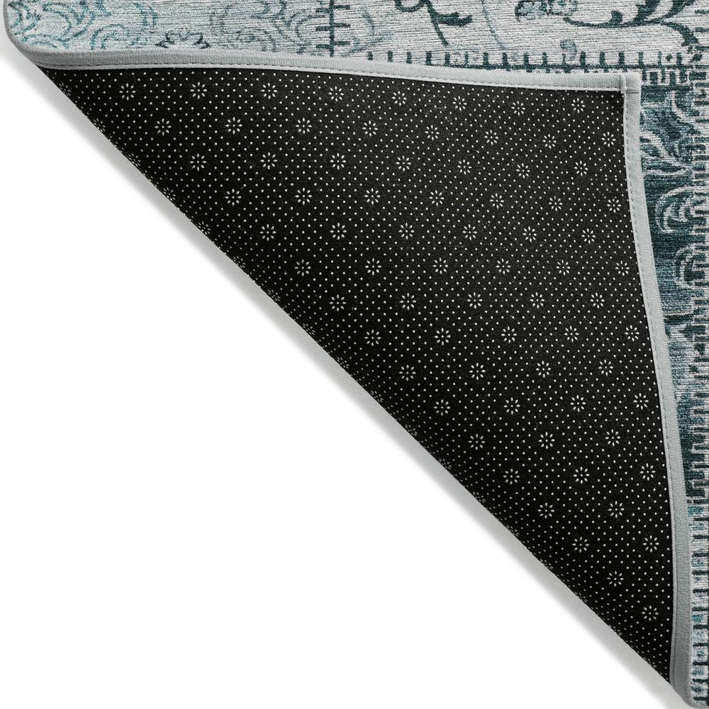 Start2Finish Chantille ACN566 teal 9x12 rug with intricate pattern and soft texture, perfect for home decor.