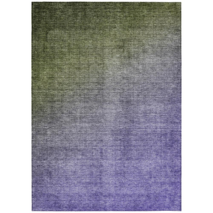 Start2Finish Chantille ACN569 green 5x7.5 ft rug with intricate pattern, soft texture, and vibrant color for living room or bedroom decor.