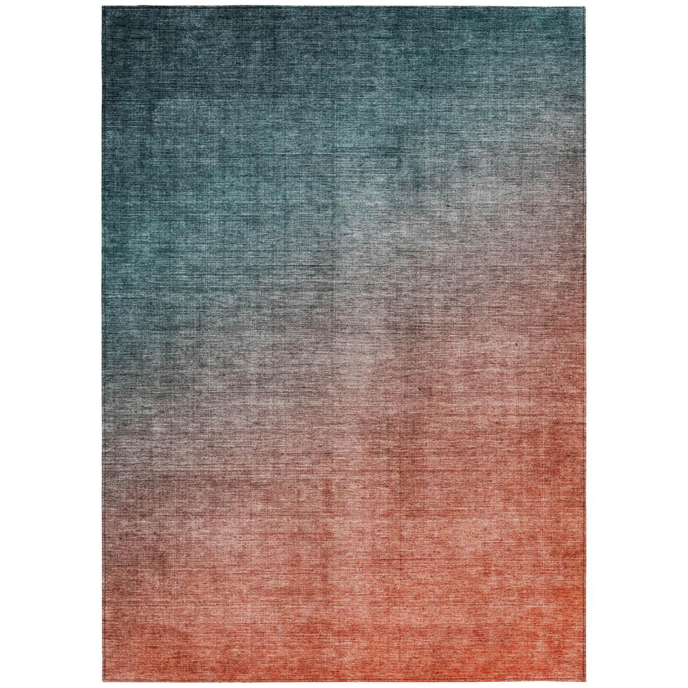 Start2Finish Chantille ACN569 teal 10x14 rug with intricate patterns and soft texture, perfect for living room or bedroom decor.
