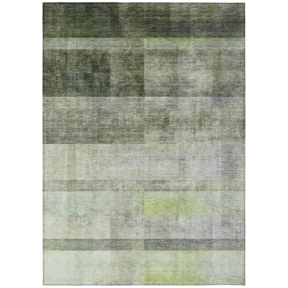 Start2Finish Chantille ACN568 green 8x10 rug with intricate pattern, soft texture, and vibrant color for modern home decor.