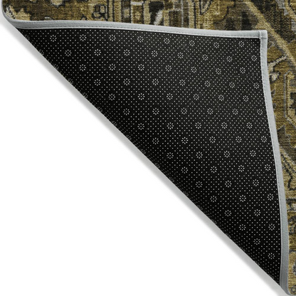 Start2Finish Chantille ACN570 brown 9x12 rug with intricate woven pattern and soft texture, perfect for living room or bedroom decor.
