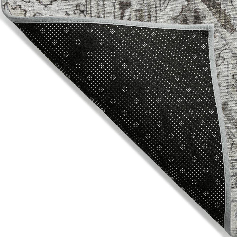 Start2Finish Chantille ACN570 ivory 8x8 rug with soft, textured fabric showing intricate pattern and plush surface.