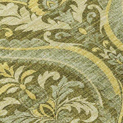 Start2Finish Chantille ACN572 green 9x12 rug with intricate patterns, soft texture, and vibrant color for a stylish home decor.
