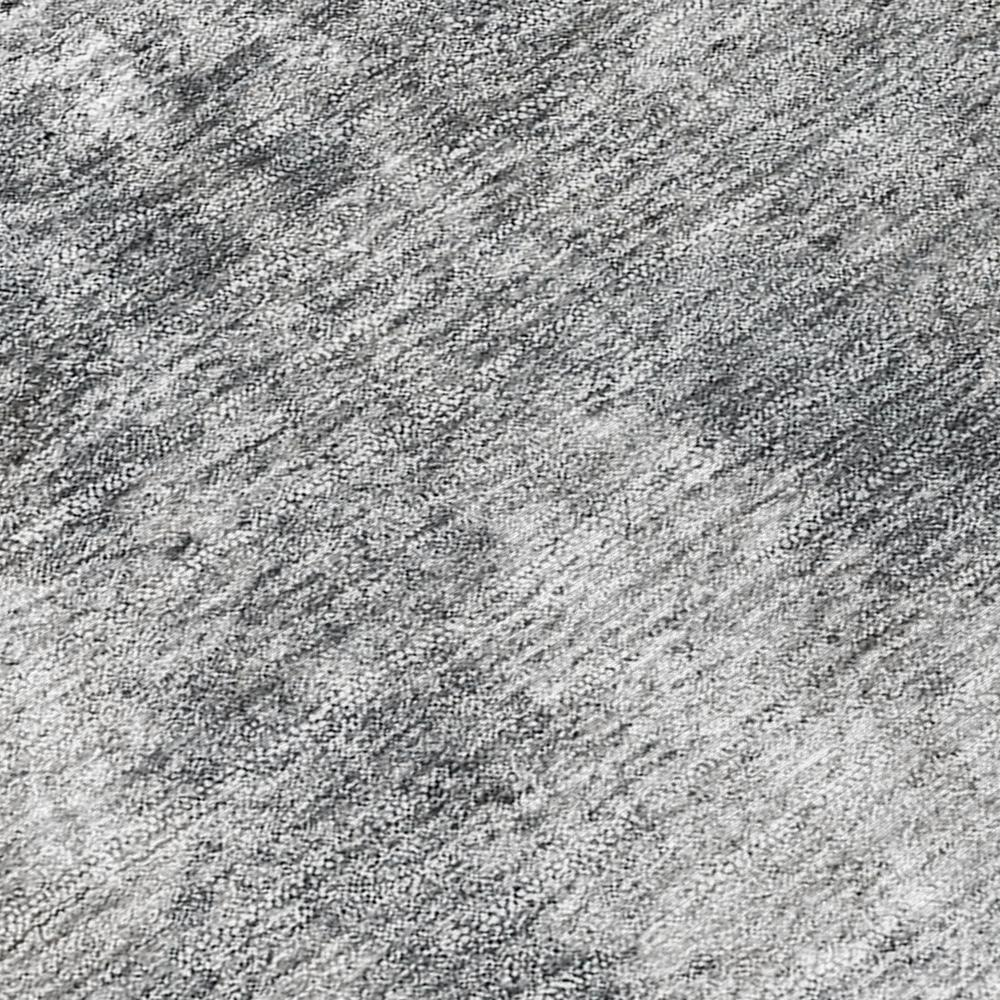 Gray Chantille ACN573 8x8 rug by Start2Finish featuring plush, textured fabric and a modern square pattern for living room decor.