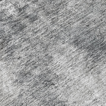 Gray Chantille ACN573 8x8 rug by Start2Finish featuring plush, textured fabric and a modern square pattern for living room decor.