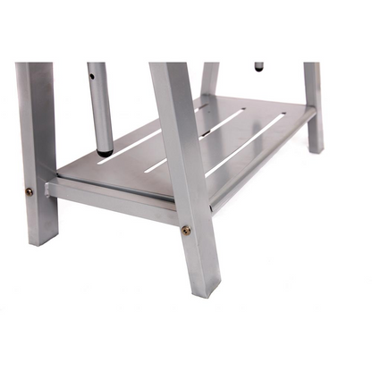 Kyndall Laine Select Model KYLN22 adjustable height desk with metal base, featuring a sleek wooden tabletop and modern design