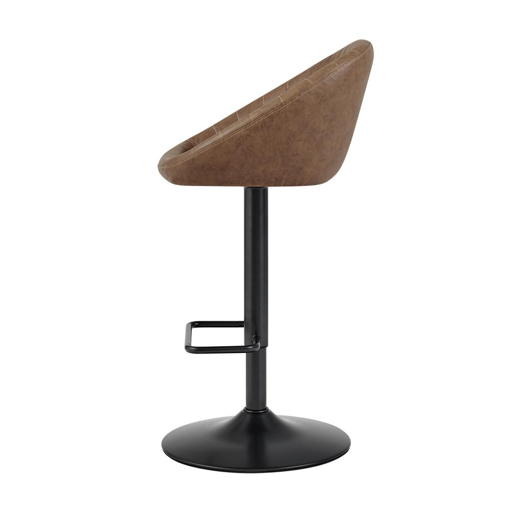 Start2Finish Watson faux leather gaslift swivel bar stool with modern design and adjustable height, featuring a sturdy base and comfortable seat.