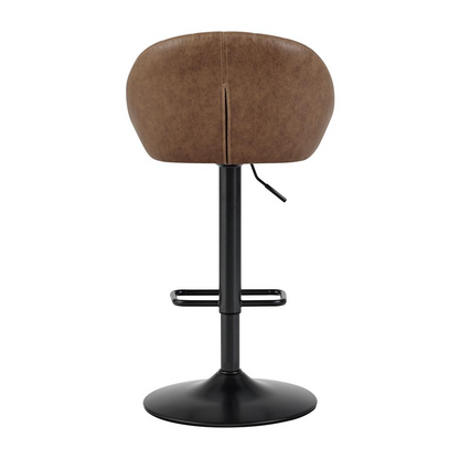 Start2Finish Watson faux leather gaslift swivel bar stool with a modern design, adjustable height, and sturdy base.