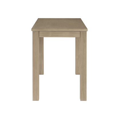 Start2Finish Tiburon 36-inch high dining table with wooden finish and sturdy metal legs, ideal for modern dining spaces.