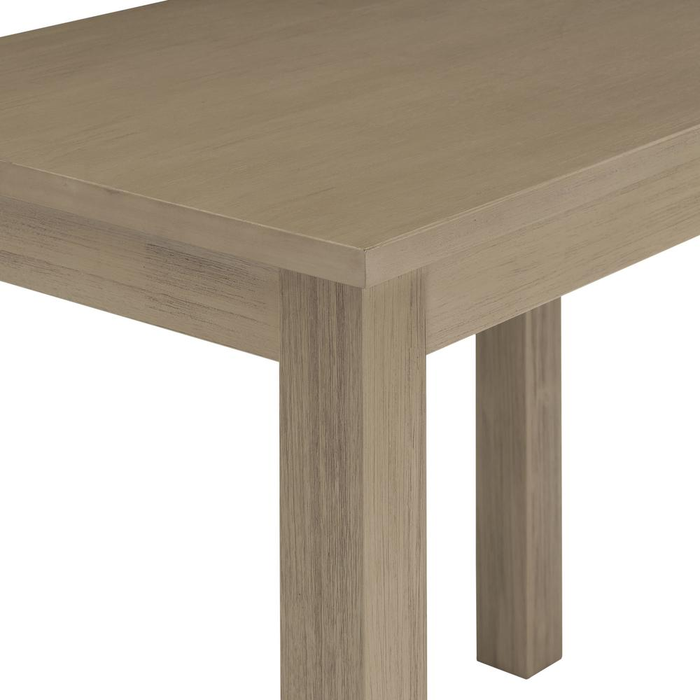 Start2Finish Tiburon 36-inch high dining table with a sleek wooden surface and sturdy metal legs for modern dining spaces