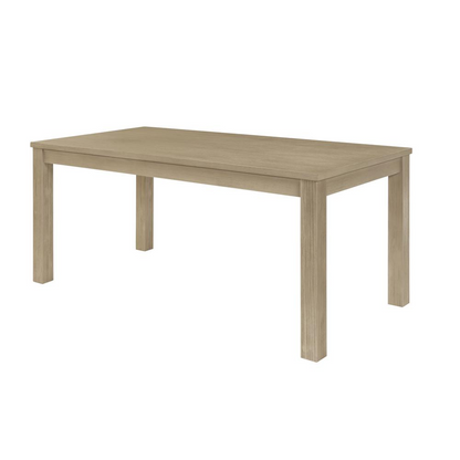 Start2Finish Tiburon 71-inch dining table made of sturdy wood with a sleek, modern design perfect for dining rooms.