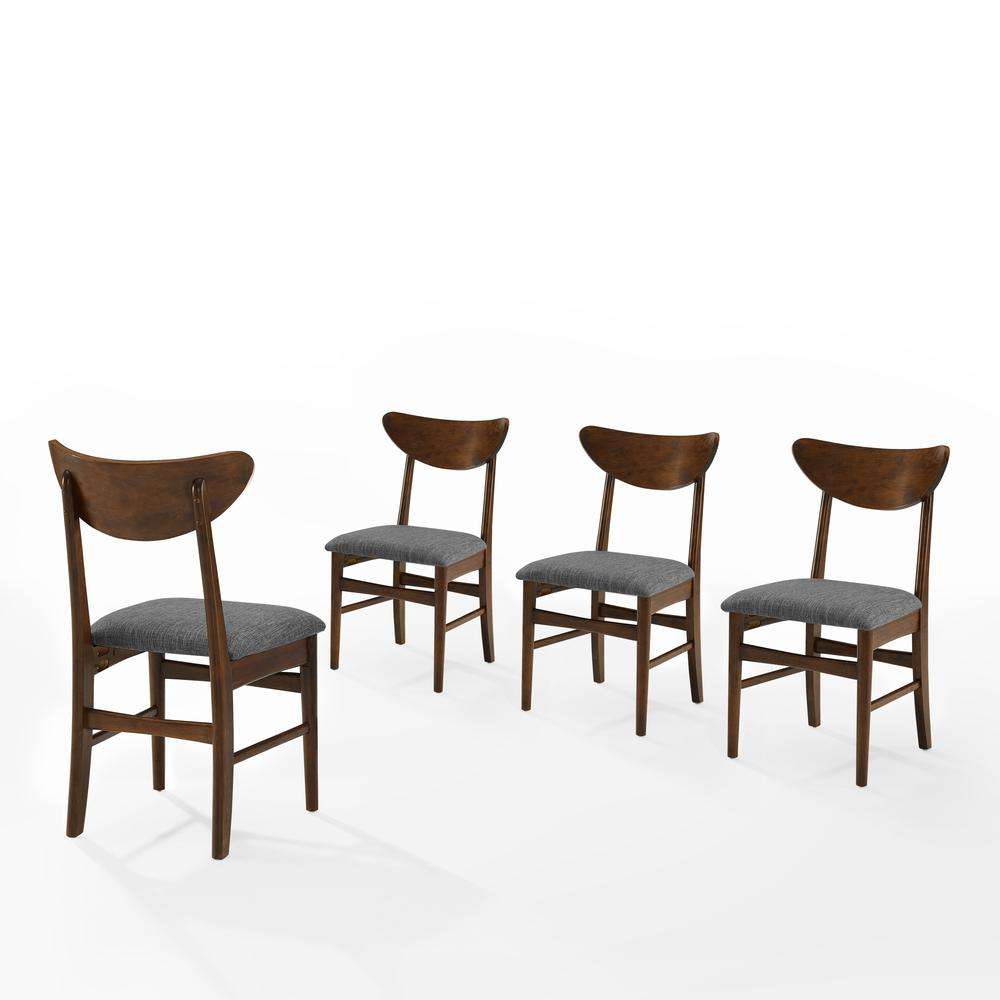 Set of four wooden dining chairs from Start2Finish Landon collection, featuring natural wood finish and modern design.
