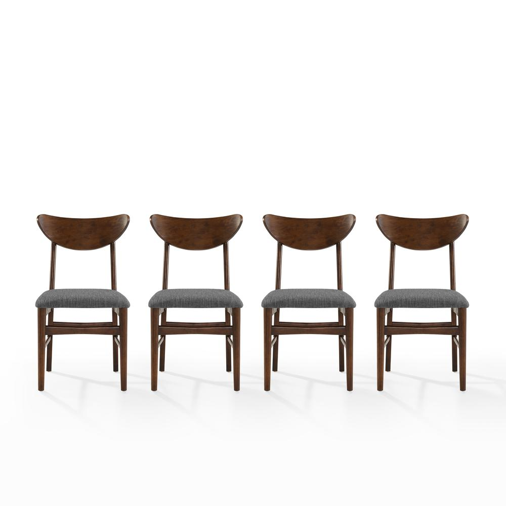 Set of four Landon wood dining chairs by Start2Finish, featuring classic design with natural wood finish and comfortable seating.