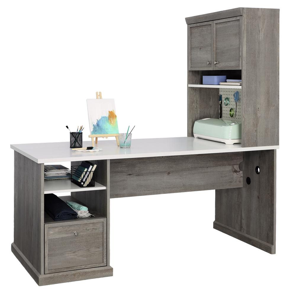 Start2Finish Craft Pro Series storage cabinet in Mystic Oak finish for craft and hobby organization with multiple compartments.