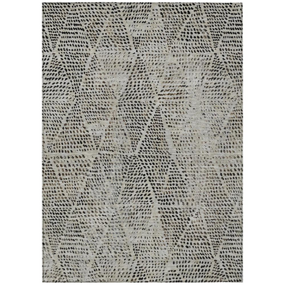 Start2Finish Chantille ACN591 gray 10x14 rug with intricate pattern and soft texture, ideal for living rooms or bedrooms.