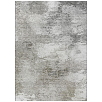 Start2Finish Chantille ACN597 brown 5x7.6 foot rug with intricate pattern, soft texture, and decorative design.