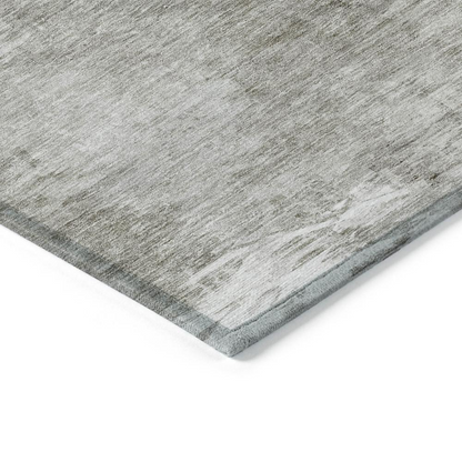 Start2Finish Chantille ACN597 brown 8x10 rug featuring a plush, textured surface with intricate pattern details.