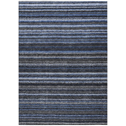 Blue Chantille ACN598 8x10 rug from Start2Finish featuring a soft, plush textured surface and intricate pattern details.
