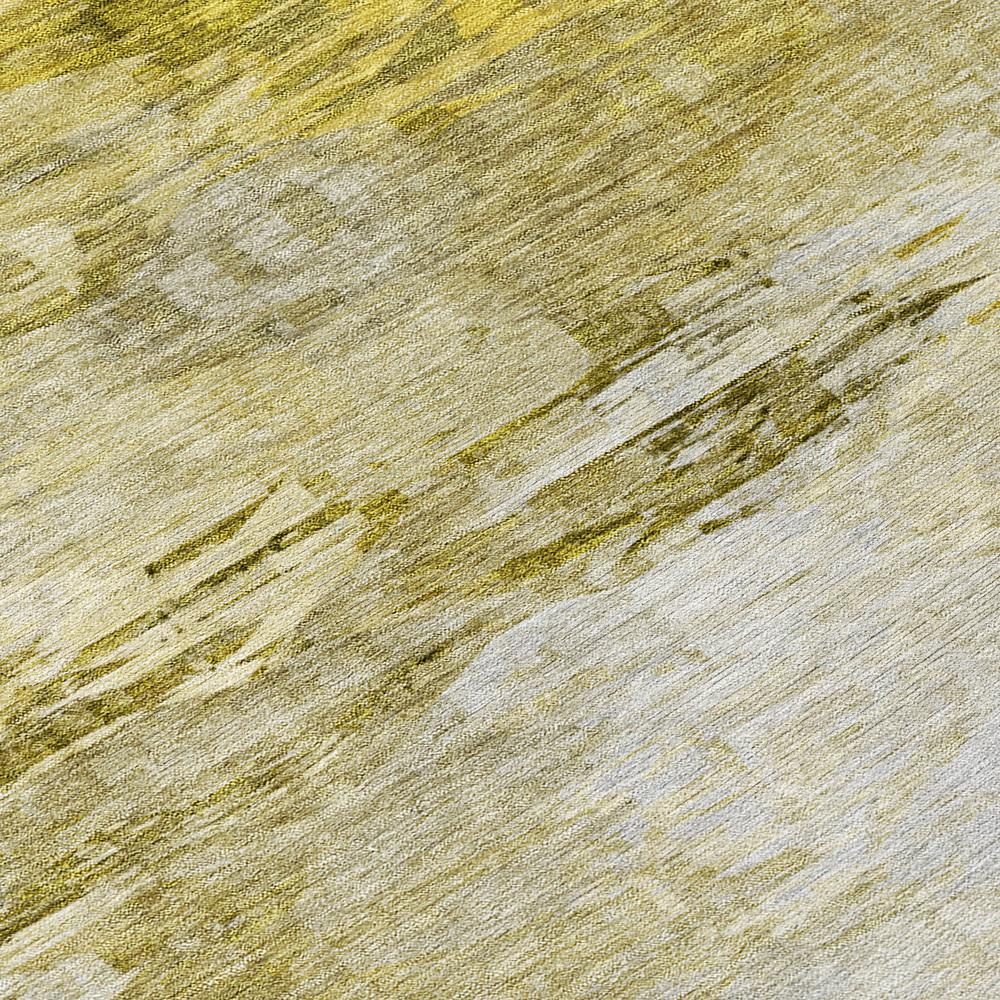 Start2Finish Chantille ACN595 gold 8x8 rug with intricate pattern and soft texture, perfect for adding warmth to any room.
