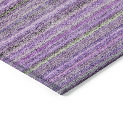 Start2Finish Chantille ACN598 purple 5x7.6 rug with intricate pattern, soft texture, and vibrant color for elegant home decor.