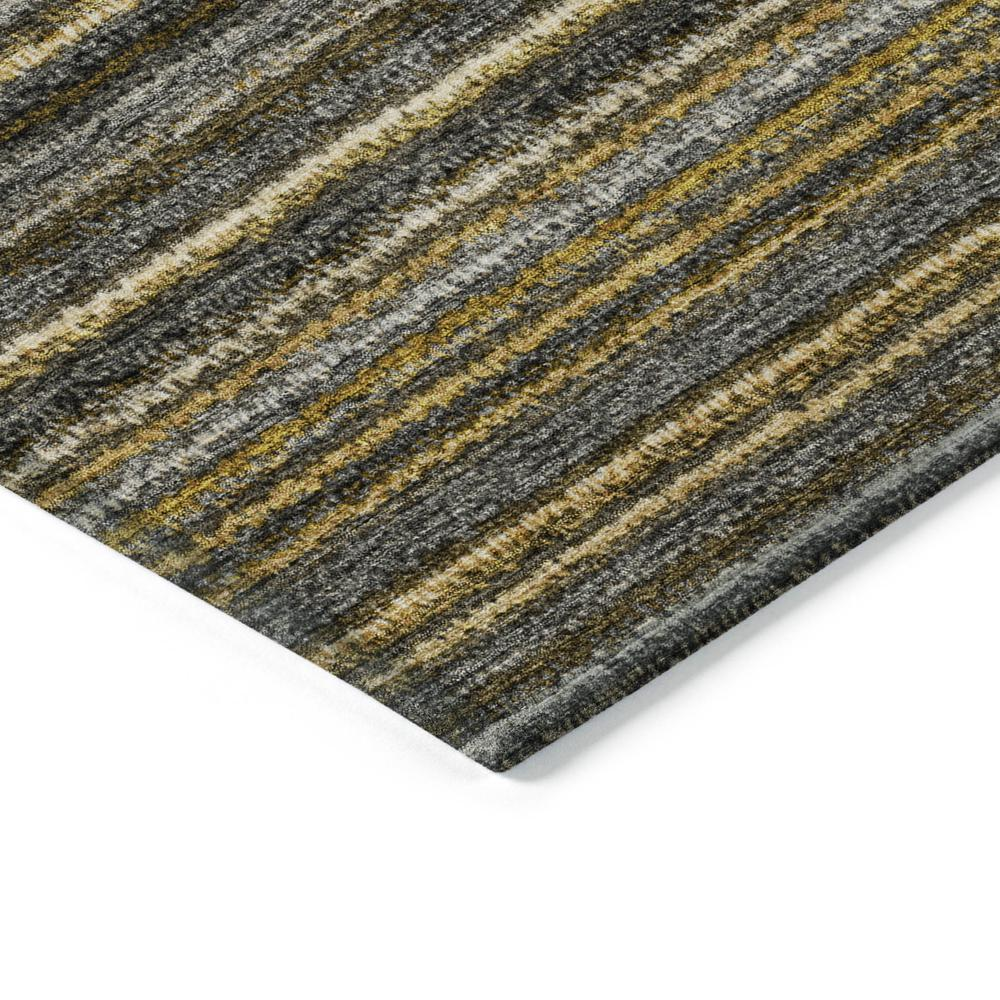 Start2Finish Chantille ACN598 gold 8x8 rug with intricate pattern, soft texture, and plush appearance for cozy living spaces.