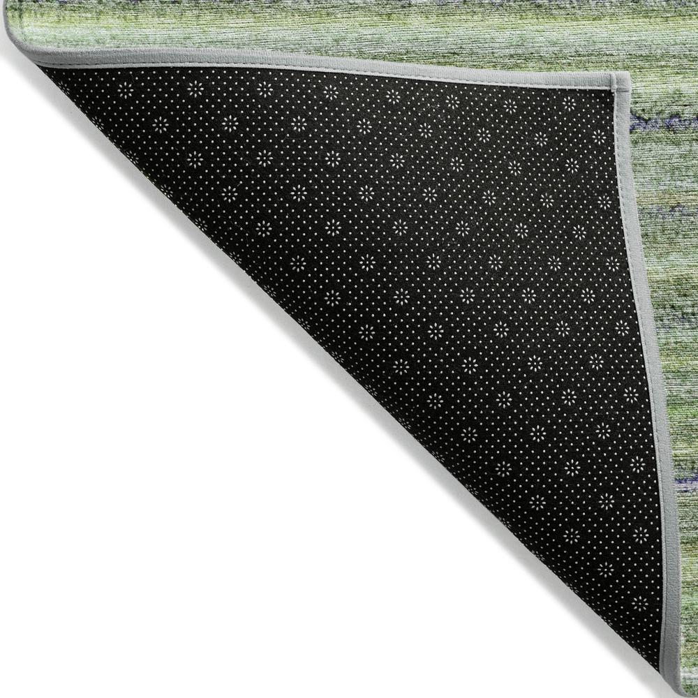 Start2Finish Chantille ACN598 green 8x8 rug with intricate pattern, soft texture, ideal for living room or bedroom decor.
