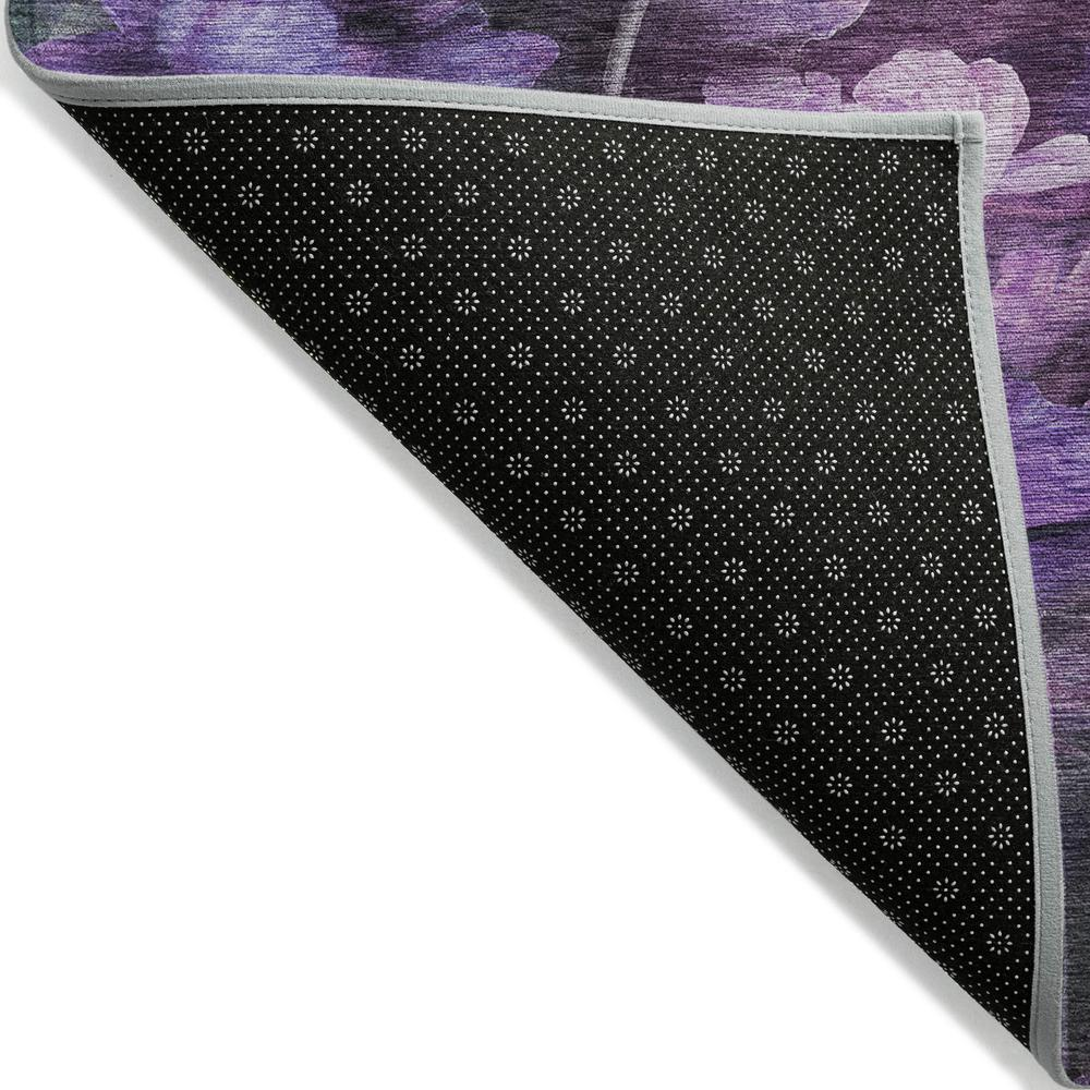 Start2Finish Chantille ACN613 purple 8x8 rug with soft, plush texture and intricate pattern for stylish home decor.