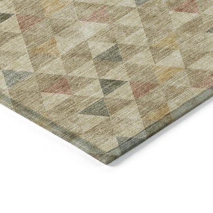 Start2Finish Chantille ACN612 brown 8x10 rug with intricate pattern, soft texture, and decorative design suitable for living rooms or bedrooms.