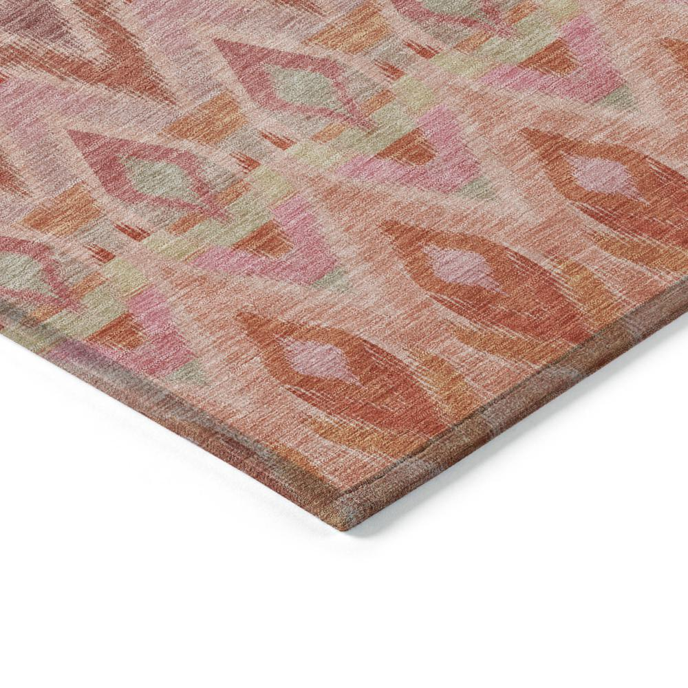 Start2Finish Chantille ACN617 pink rug, 10x14 feet, with intricate floral patterns and soft textured fabric on a neutral background.