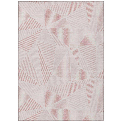 Start2Finish Chantille ACN618 pink 9x12 rug with soft, plush texture and intricate pattern, ideal for living room or bedroom decor.