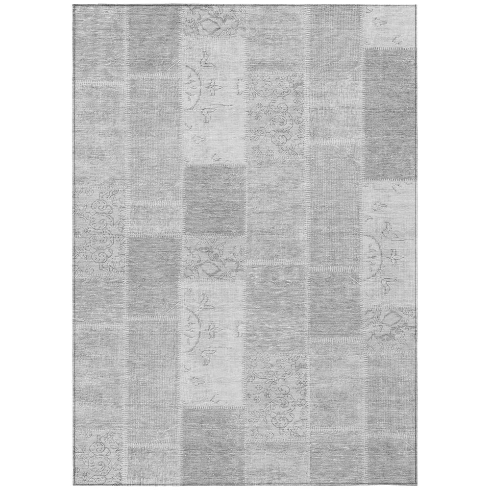Start2Finish Chantille ACN631 gray 8x10 rug with soft, woven texture, perfect for living rooms or bedrooms.